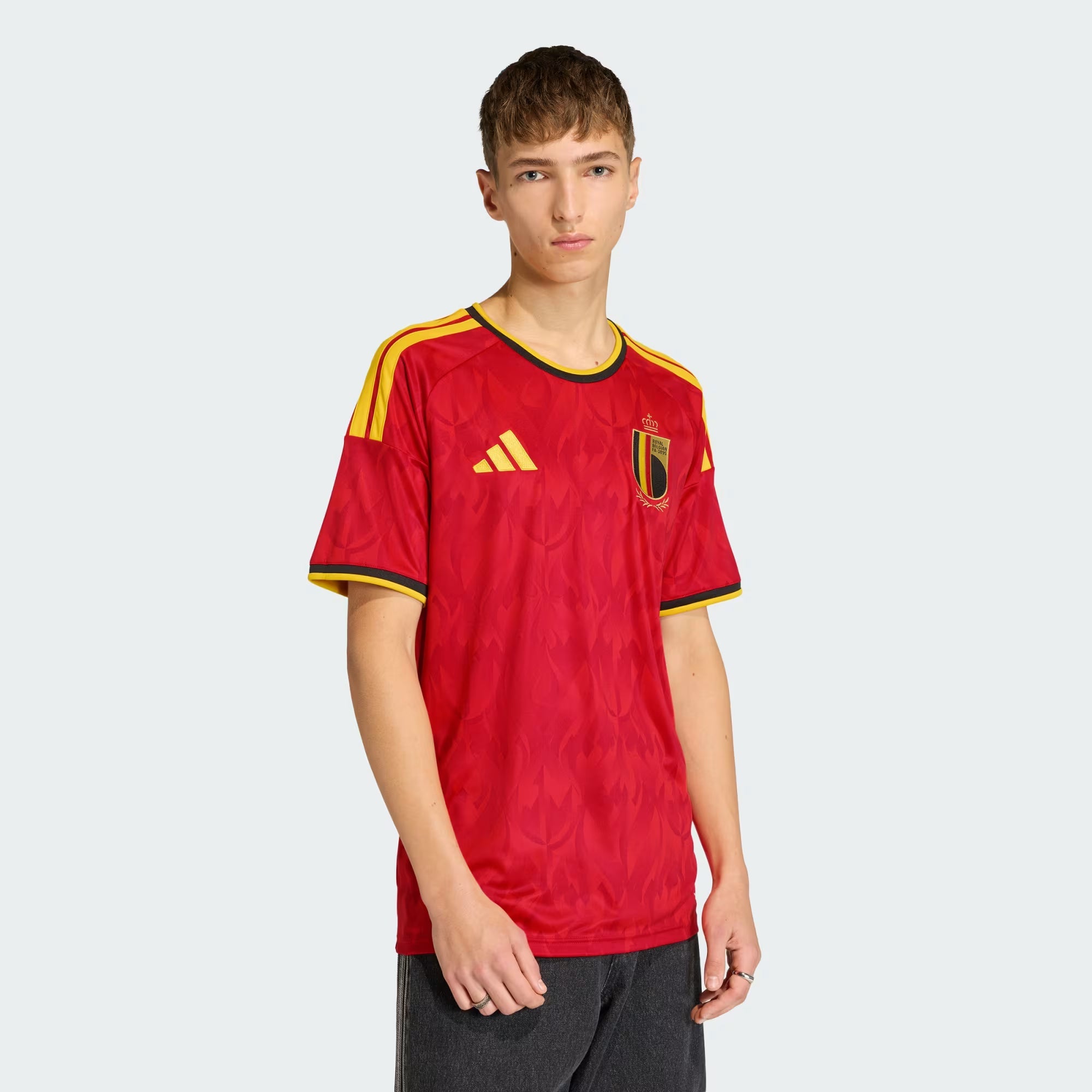 Camisa Bélgica Home 2026 - Adidas Torcedor Masculina